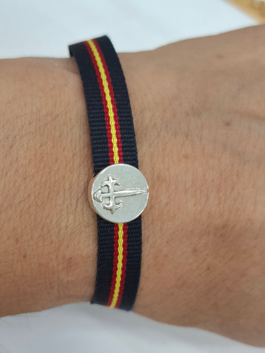 Pulsera CRUZ SANTIAGO bandera marino