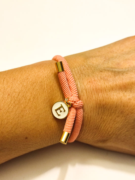 Pulsera nudo INICIAL E