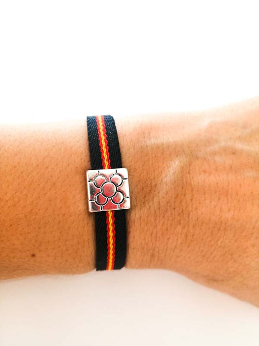 Pulsera BANDERA ESPAÑA MARINO
